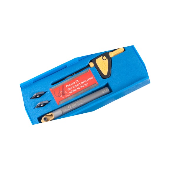 00-99619-X060-DB60-02K-32 NINE9, Mini Fasen Gravierset 60° - 99619, Fasfräser Halter