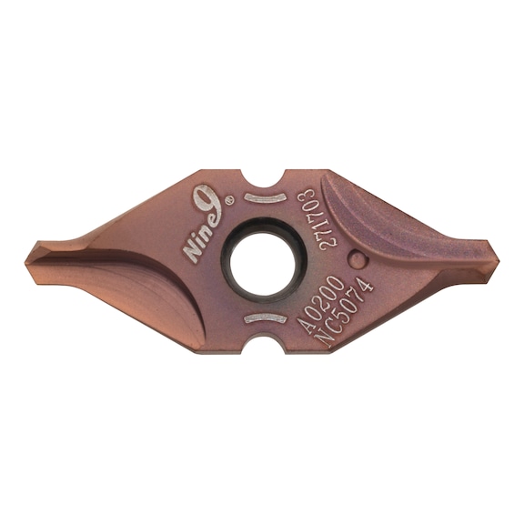 I9MT08T1A0200-NC5074 NINE9, i-Center Wendeplatte für Zentrierbohrer - I9MT08, Wendeschneidpatte für Zentrierbohrer