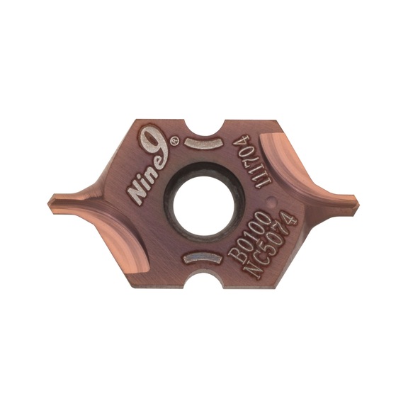 I9MT08T1B0100-NC5074 NINE9, i-Center Wendeplatte für Zentrierbohrer - I9MT08, Wendeschneidpatte für Zentrierbohrer