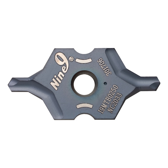 I9MT12T2B0250-NC2033 NINE9, i-Center Wendeplatte für Zentrierbohrer - I9MT12, Wendeschneidpatte für Zentrierbohrer
