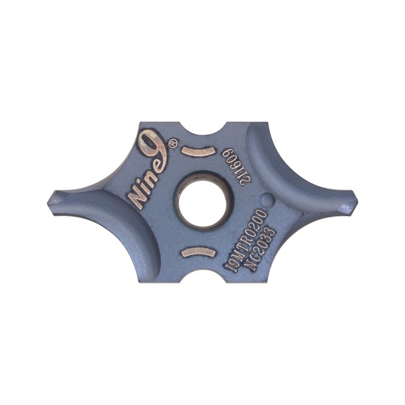 I9MT12T2R0200-NC2033 NINE9, i-Center Wendeplatte für Zentrierbohrer - I9MT12, Wendeschneidpatte für Zentrierbohrer