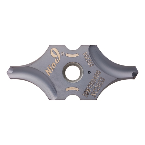 I9MT1603R0400-NC2033 NINE9, i-Center Wendeplatte für Zentrierbohrer - I9MT16, Wendeschneidpatte für Zentrierbohrer
