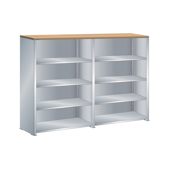 LISTA buffet L1006 (l x P x H) 2 x 1000 x 400 x 1450 mm 80 kg R7035 - Buffet