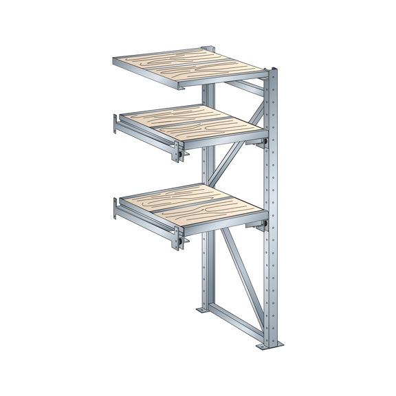 LISTA Rayonnage par éléments (lxPxH) 890x860x2000 mm R7035 - Rayonnages par éléments