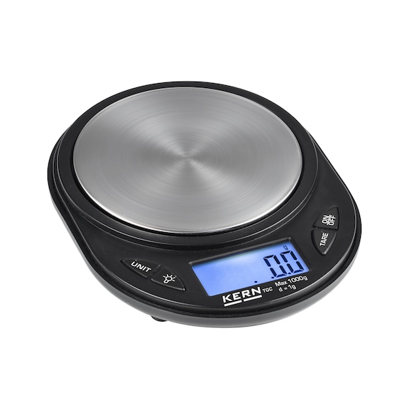 KERN TGC 500-1S05 pocket scales, weighing range 500 g, gradation 0.1 g - Pocket scales TGC