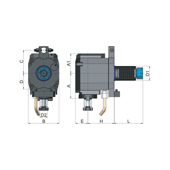 TORA40K22A065D48 EROGLU, Radial Fräskopf Fräsdornaufnahme DIN 6357 Baruffaldi TOEM Typ A VDI40 22-65 D=48 - Radial Fräskopf, Baruffaldi TOEM