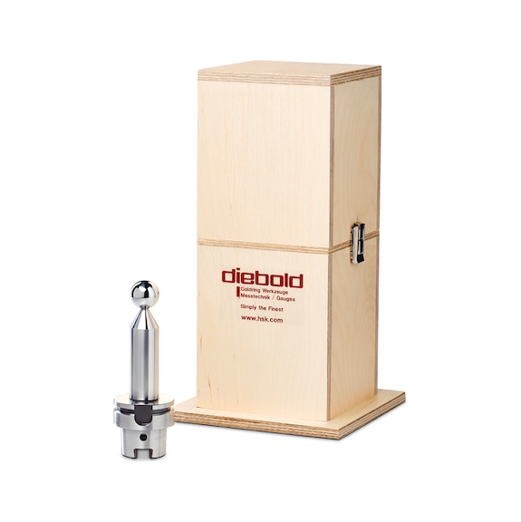 72.070.742.100 DIEBOLD, Pr&uuml;fdorn DIN 69871 SK50 x &Oslash;30, A=150 mit Kugel - Pr&uuml;fdorne und Kontrolldorne