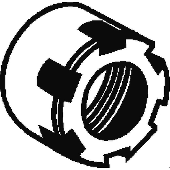 74.200.110 DIEBOLD, Spannmutter Mini ER11M x M13 x 0,75 mm - Spannmuttern