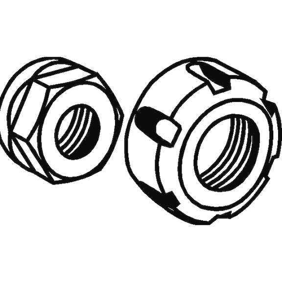 74.220.500 DIEBOLD, Spannmutter Hi-Q ER50 - Spannmuttern