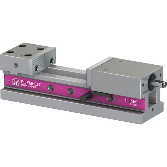 ROEMHELD HILMA hogedruk-machineklem EuroLine 125 - G - EL Hogedruk-machineklemmen