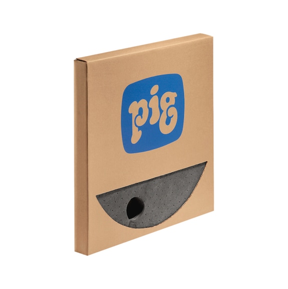 Tapis pr couver. fût univ PIG, MAT 244, diam 56 cm, chges légères, 25 pcs/boîte - Tapis pour couvercle de fût pour fûts 210 litres