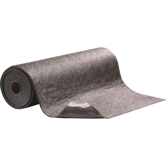 Tapis de sol PIG GRIPPY, rouleau continu 91 cm x 15,3 m, gris - Tapis de sol Grippy® en fibres de polypropylène