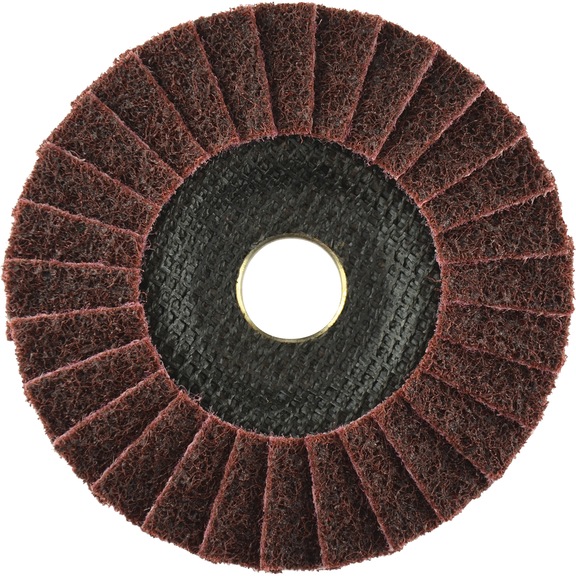 Disco de láminas de pulido ATORN, 125x22,23 mm mediano, grueso, marrón - Discos de láminas de pulido