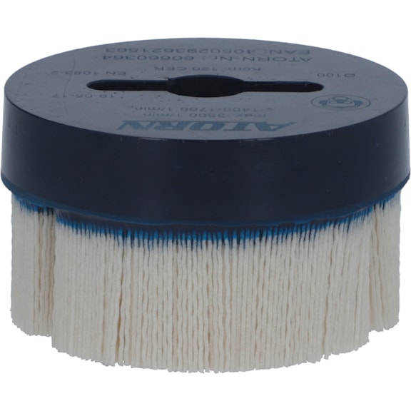 Brosses à disque ATORN, grain 120, diamètre de brosse 106 mm, grain céramique - Brosses à disques - avec grain céramique