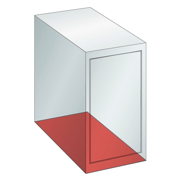 95.414.590.A LISTA, ESD SSK Gehäuse 18x36E (BxTxH) 411x725x650mm AUTO Lock RAL7035 - Schrankgehäuse ESD