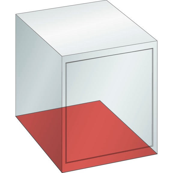 93.244.550.F LISTA, ESD SSK Gehäuse 36x36E (BxTxH) 717x725x800mm RFID Lock RAL7016 - Schrankgehäuse ESD