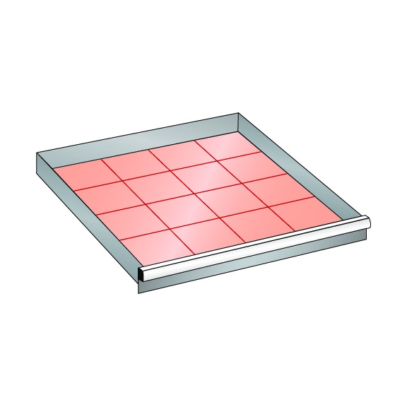 95.762.540 LISTA,ESD SSK Schublade 36x36E Fronthöhe 300mm NCS S 1080-Y40R - Schubladen ESD
