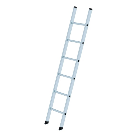 GÜNZBURGER échelle simple barreaux, 350 mm de large, sans stabilisateur, 6 bar. - Echelle à barreaux en aluminium, 350 mm de large, sans stabilisateur