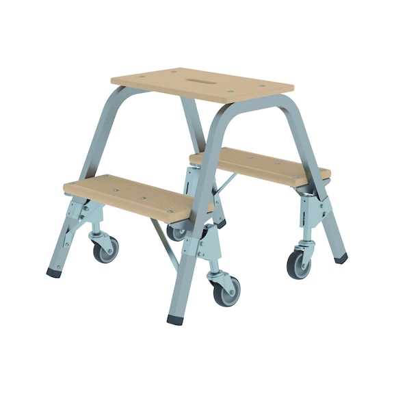 GÜNZBURGER V4A scala per pozzi acciaio inossidabile largh utile 400 mm, 6 pioli - 