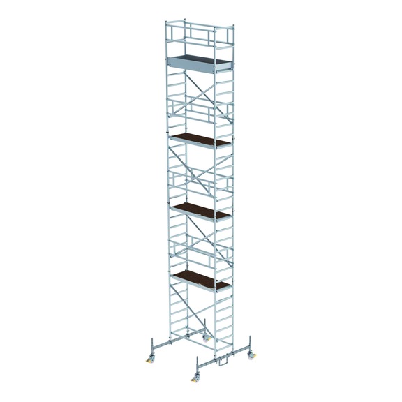 MUNK mobile scaffolding 0.75x1.80 m platform 2 m spac. a. chassis bar H 8.45 m - 