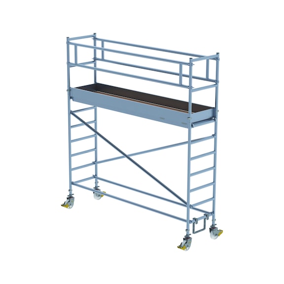 MUNK Rollgerüst 0,75 x 3,0 m Plattformhöhe 2,35 m - Rollgerüst 0,75 x 3,0 m