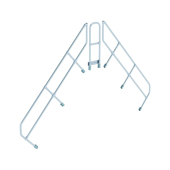 GÜNZBURGER bridging steps, 45°, second handrail for 9 steps, 45° inclination - Bridging steps, 45°, second handrail
