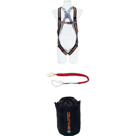 SKYLOTEC Ens. syst&egrave;me antichute industriel ; type CS 2 en pochette en tissu - Syst&egrave;me antichute