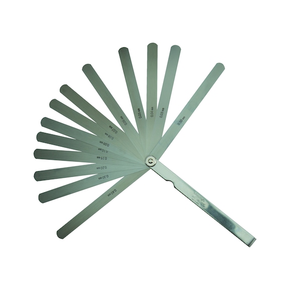Jauges de profondeur MITUTOYO, 150&nbsp;mm, 13 lames, 0,03-0,5&nbsp;mm - Jauges de profondeur, série 184