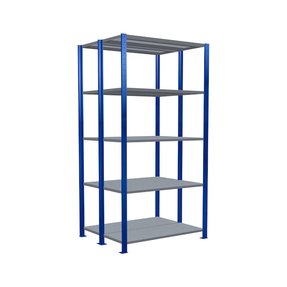 SCHULTE Basic shelving plug-in double MULTIplus250 /2x5 2000x1000x(2x400) No.32140-G-B - Shelving (workshop)