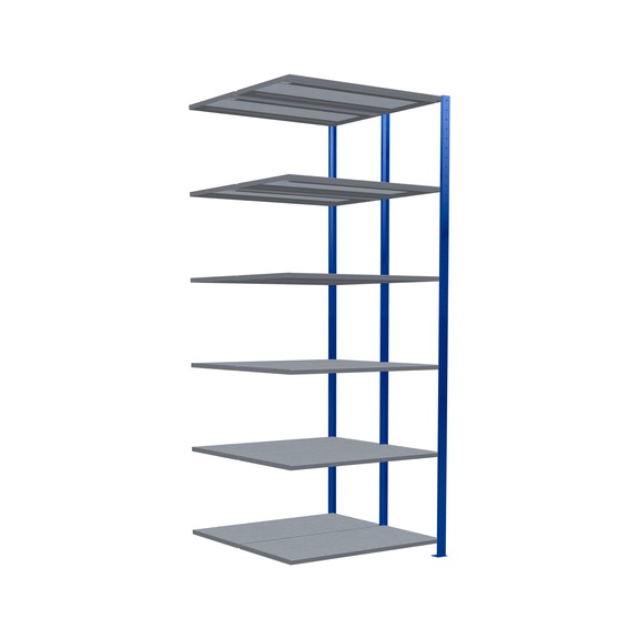SCHULTE add-on shelving plug-in double MULTIplus250 /2x6 2500x1000x(2x500) No.32156-A-B - Shelving (workshop)