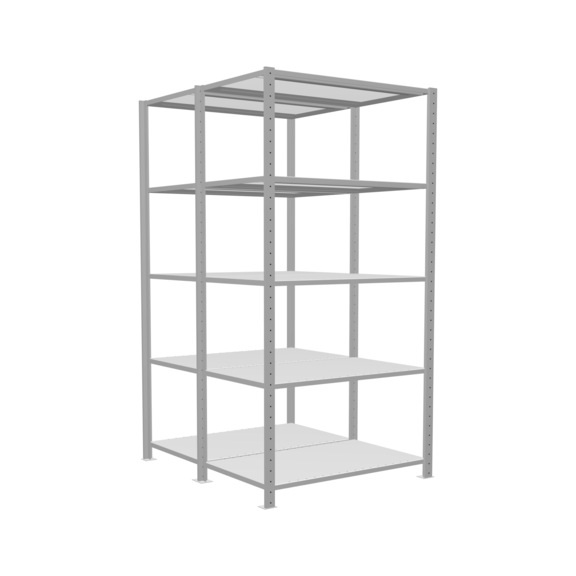 SCHULTE Grundregal Steck-Doppel MULTIplus250 2x5 2000x1000x(2x600) Nr.32160-G - Regal (Werkstatt)