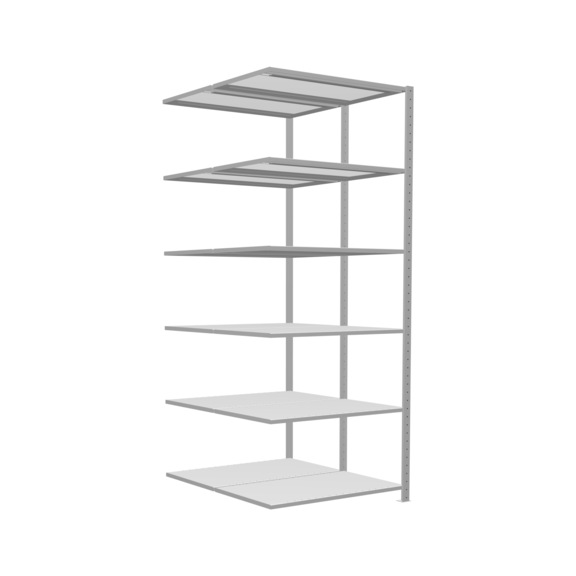 SCHULTE Anbauregal Steck-Doppel MULTIplus250 2x6 2500x1000x(2x600) Nr.32166-A - Regal (Werkstatt)