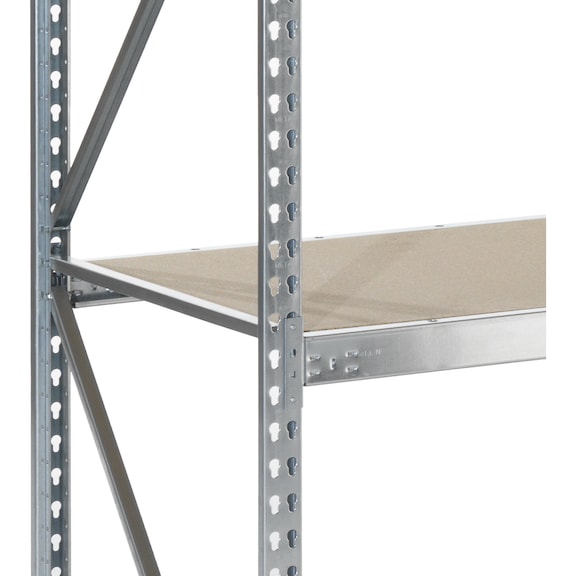 META Geniş b&ouml;lmeli raf Mini-RACK ek raf sunta panel destekli 1400 x 1050 mm - Suntalı ek raf