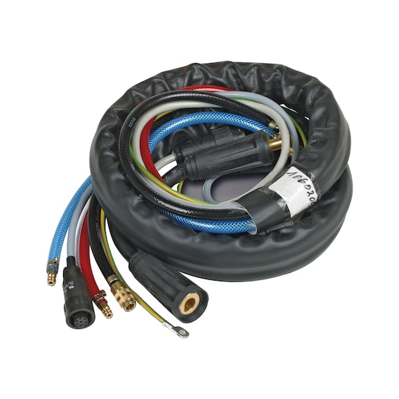 1018031 SCHWEIßKRAFT, Zwischenschlauchpaket, gasgekühlt 50 mm² 5 m - Zwischenschlauchpaket