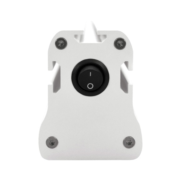 Eclairage poste trav. HK, LxlxH 1004x64x80mm, av inter marche/arrêt, RAL 9016 - Eclairage de poste de travail à LED