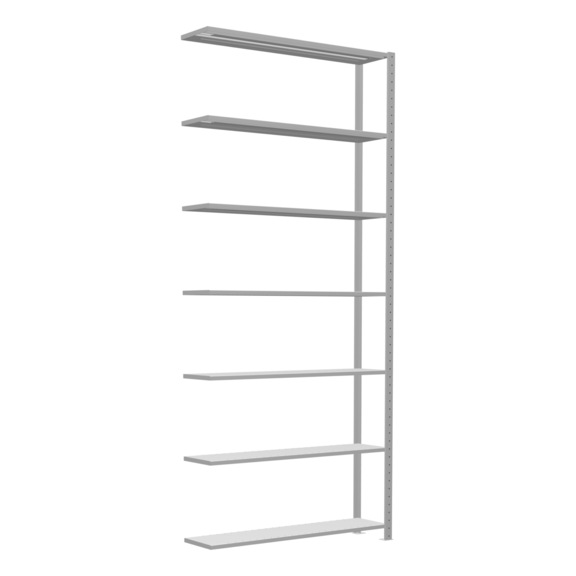 SCHULTE add-on shelving Steck MULTIplus150 7 shelves 3000x1300x300 No. 32637-130 - Shelving (workshop)