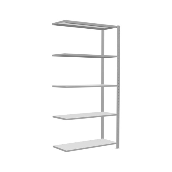 SCHULTE Anbauregal Steck MULTIplus150 RAL7035 5 Böden 2000x1000x400 Nr. 32645 - Regal (Werkstatt)