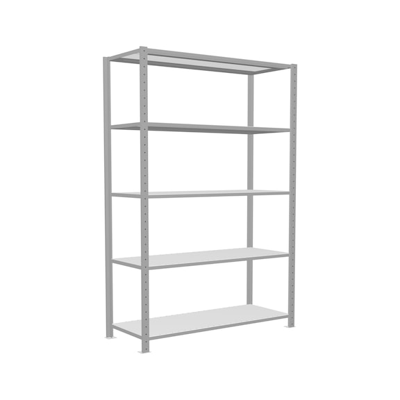 SCHULTE Basic shelving Steck MULTIplus150 5 shelves 2000x1300x500 No. 32650-130 - Shelving (workshop)