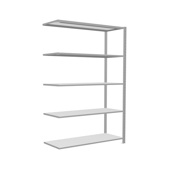 SCHULTE add-on shelving Steck MULTIplus150 5 shelves 2000x1300x500 No. 32655-130 - Shelving (workshop)