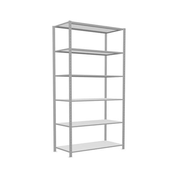 SCHULTE Basic shelving Steck MULTIplus150 6 shelves 2500x1300x600 No. 32661-130 - Shelving (workshop)
