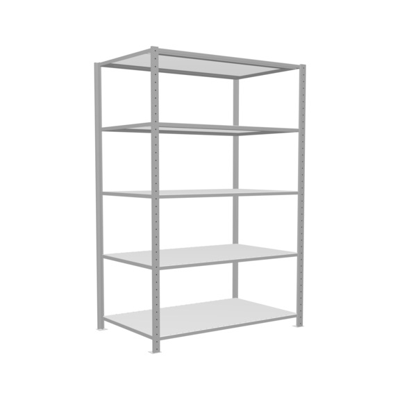 SCHULTE Basic shelving Steck MULTIplus150 5 shelves 2000x1300x800 No. 32680-130 - Shelving (workshop)