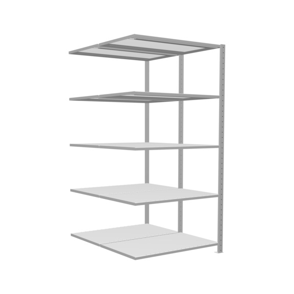 SCHULTE add-on shelving plug-in double MULTIplus150 2x5 ,2000x1000x(2x600) No.32765 - Shelving (workshop)