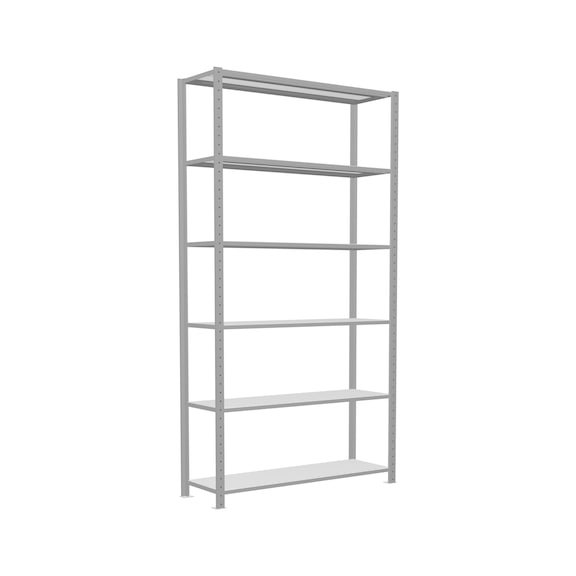 SCHULTE Basic shelving Steck MULTIplus250 6 shelves 2500x1300x400 No. 32841-130 - Shelving (workshop)