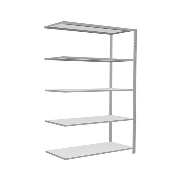 SCHULTE add-on shelving Steck MULTIplus250 5 shelves 2000x1300x600 No. 32865-130 - Shelving (workshop)