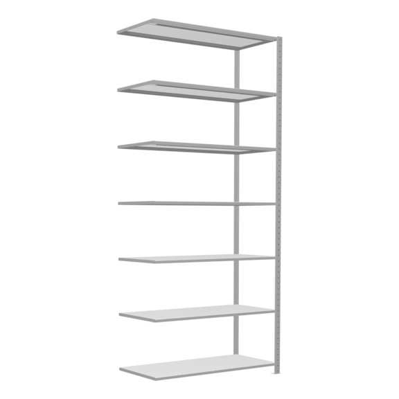 SCHULTE add-on shelving Steck MULTIplus250 7 shelves 3000x1300x600 No. 32867-130 - Shelving (workshop)