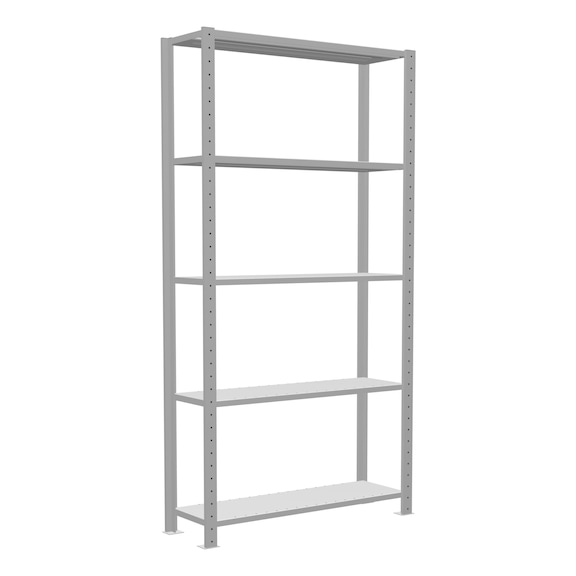 SCHULTE Grundregal Steck MULTIplus85 RAL7035 5 Böden 2000x1000x300 Nr. 33030 - Regal (Werkstatt)