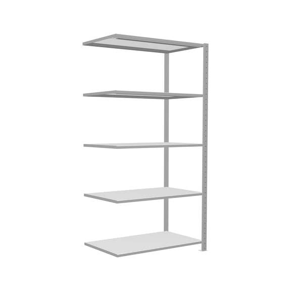 SCHULTE Anbauregal Steck MULTIplus85 RAL7035 5 Böden 2000x1000x600 Nr. 33065 - Regal (Werkstatt)