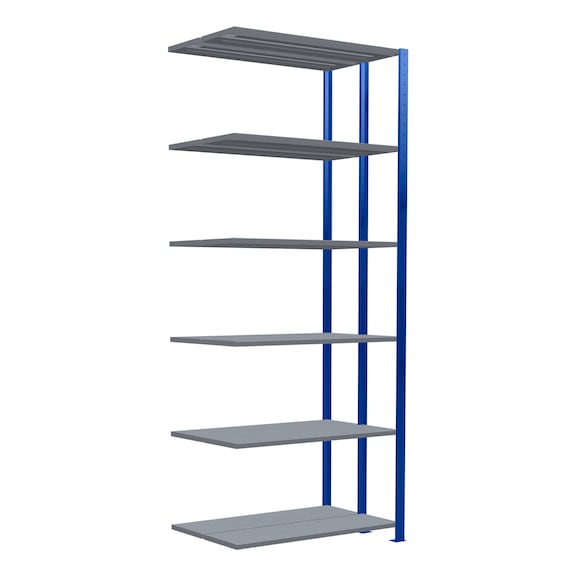 SCHULTE add-on shelvingDouble MULTIplus150 /2x6 shelves 2500x1000x(2x300) No. 33136-B - Shelving (workshop)