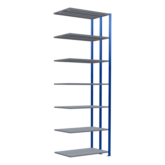 SCHULTE add-on shelvingDouble MULTIplus150 /2x7 shelves 3000x1000x(2x300) No. 33137-B - Shelving (workshop)