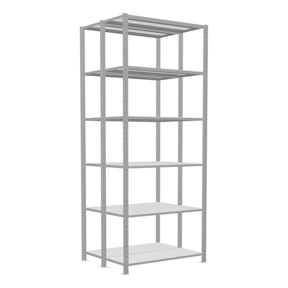 SCHULTE Grundregal Doppel MULTIplus150 2x6 Böden 2500x1000x(2x400) Nr. 33141 - Regal (Werkstatt)